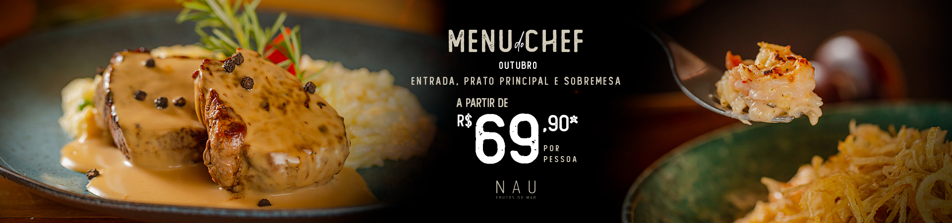 MENU DO CHEF OUTUBRO